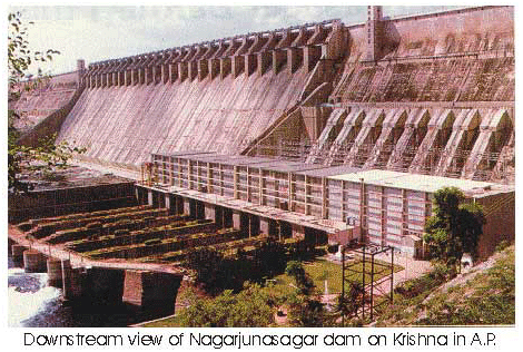 Nagarjunasagar, dubbed as "THE GIANT" amongst Indian Dams